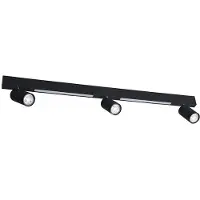 Zuma Line ZUMALINE LED-Deckenleuchte 3x GU10 2x LED 800 lm 3000K schwarz MANNARI S230757205