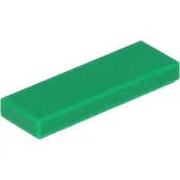 LEGO 1x3 Fliesen 63864 - 100 Stück Grün