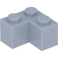 LEGO : 25 Stück Eckstein 2x2, helles Grau
