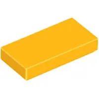 LEGO 1x2 Fliesen 3069 - 100 Stück Helles Hellorange