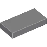 LEGO 1x2 Fliesen 3069 - 100 Stück Dunkles Bläuliches Grau