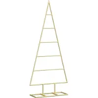 Syfax Metall Weihnachtsbaum Gold 90 cm Pulverbeschichteter Stahl