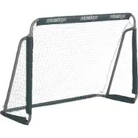 B2X Fußballtor 180x120 cm Grau wetterbeständig für Kinder & Erwachsene