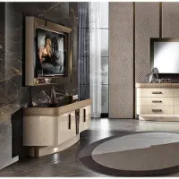 AEA Set Modern Wohnwand Kommode RTV Wohnzimmer Wohnwände Wohnzimmer Set TV-Rahmen