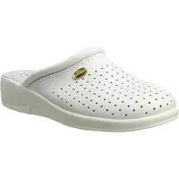 Dek - Damen Clogs, Leder DF2518 (36 EU) (Weiß)