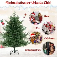 Northix 135 cm künstlicher Weihnachtsbaum mit 160 LED-Lichtern