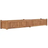 Prolenta Maison Exclusive - Hochbeet 200x30x25 cm Massivholz Teak