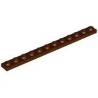 LEGO 1x12 Platten 60479 - 50 Stück Rotbraun