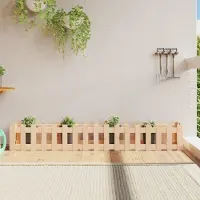 vidaXL Cloris Designermöbel Hochbeet Lattenzaun-Design 200x30x30 cm Massivholz Kiefer 2024 Neu