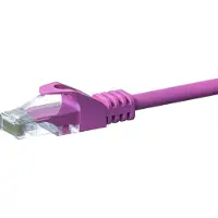 Dsit CAT5e Netzwerkkabel, U/UTP, 20 meter, Rosa, 100% Kupfer