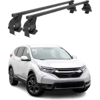 Menabo Dachträger Grundtäger für Honda CR-V mk5 2017-2022 50kg Stahl Schwarz 2x