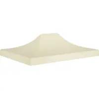 Syfax Partyzelt-Dach 4x3 m Creme 270 g/m²