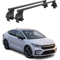 Menabo Dachträger Grundträger für Skoda Enyaq Coupè 2022-2025 Stahl Schwarz 2tlg