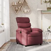 vidaXL "2024"cloris Relaxsessel Weinrot Stoff - Fernseh- & Relaxsessel CHY43341836