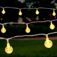 Spetebo 1.10 Party Lights 50 LED - warmweiß - ca. 4,9m + 5m Zuleitung - Outdoor Beleuchtung