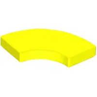 LEGO 2x2 Fliesen Rundecke 27925 - 100 Stück Neon Gelb
