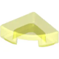 LEGO 1x1 Fliesen Rundecke 25269 - 100 Stück Trans - Neongrün