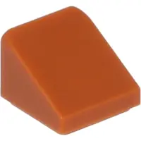 LEGO 1x1 Schrägstein 30° x 1 x 1 x 2/3 54200 - 250 Stück Dunkles Orange