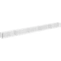 Syfax Gabionen-Hochbeet Verzinkter Stahl 450×30×30 cm
