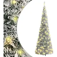 Syfax Pop-Up-Weihnachtsbaum Künstlich Beschneit 150 LEDs 180 cm