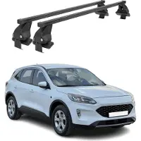 Menabo Dachträger Grundtäger für Ford Kuga mk3 2019-2025 50kg Stahl Schwarz 2tlg