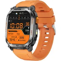 INF GPS Sport Smartwatch Metall Silikon 2.01" TFT Bildschirm für Outdoor 3-teilig Orange
