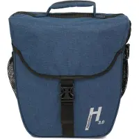 Haberland Unisex Fahrradtasche Basic 3.0 in blau (Größe: One Size)