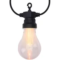 LEDKIA LED-Girlande Außen mit 10 Glühbirnen Turmell 7.5m 2700K Warmweiß