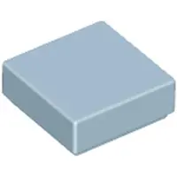 LEGO 1x1 Fliesen 3070 - 250 Stück Sandblau