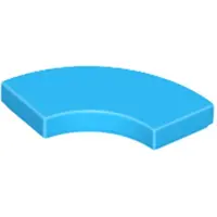 LEGO 2x2 Fliesen Rundecke 27925 - 50 Stück Dunkles Azurblau
