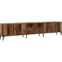 vidaXL TV-Schrank mit Schublade Altholz-Optik 200x25x44 cm