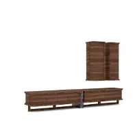 Xl Moebel Gmbh Komplett Wohnwand Wohnzimmer TV-Ständer 2x Wandschrank Holzmöbel