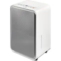 Stylies Luftentfeuchter Regulus, 12L/Tag, 2.5L Tank, Timer, Hygrostat, Wäschetrockner, Weiß/Grau