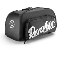 RockBros Fahrradtasche Gepäckträgertasche Hinten Einteilig Design Fahrrad Gepäckträger Tasche mit 2 Seitentaschen Schwarz 14,9L