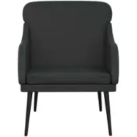 vidaXL "im Sonderangebot"Einzelsessel moderne - CLORIS - Loungesessel - Schwarz 63x76x80 cm Kunstleder - 63 x 76 x 80 cm - DEMöbel2907239