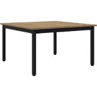 vidaXL Couchtisch Kunsthandwerk Eiche 80 x 80 x 45 cm Holzwerkstoff