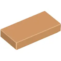 LEGO 1x2 Fliesen 3069 - 100 Stück Mittleres Nougat
