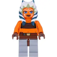 LEGO 1x Minifigur Star Wars Ahsoka Tano Padawan Kopf Noppe hohl 8098 sw0192