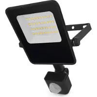 Emos LED-Strahler VISIO mit Sensor 20W, 3000 lm, dünnes Alu-Flutlicht, wasserdicht, neutralweiß, hohe Lichtleistung 150lm/W, für Außenbereich, ZS2923