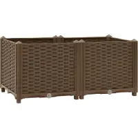vidaXL "2026 Promotion" Hochbeet - Pflanzkasten - 80x40x38 cm - Polypropylen - Beete CC9548