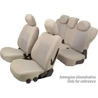 Lampa Sitzbezüge Superior beige Polyester 8/4 mm Schaumstoff für Fiat 500 L