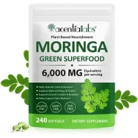 P-Beauty Moringa Blattpulver Softgels Kapseln 6000mg Hochdosiert Vegan 1x240 St