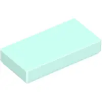 LEGO 1x2 Fliesen 3069 - 100 Stück Helles Aqua