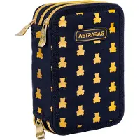 Astra GOLDEN TEDDY Doppel-Federmäppchen mit Zubehör