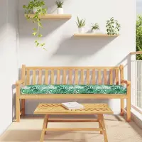 vidaXL Design Palettenkissen Floral Blattmuster 180 x 40 x 8 cm Oxford-Stoff - Gartenmöbelauflagen 2025 Neu1547254 1parcel