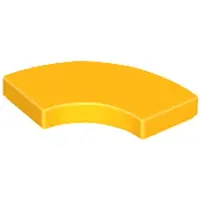 LEGO 2x2 Fliesen Rundecke 27925 - 100 Stück Helles Hellorange