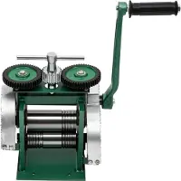 StarTech.com Schmuck Walzwerk - 3-in-1 Manuelle Walzmaschine - Verstellbare Materialstärke - Für Gold Silber Kupfer Aluminium - Tragbar - Grün