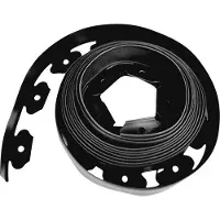 Merkloos Borderrand 20m – Gazonrand aus Kunststoff – Flexible Perkabgrenzung – Gartenrand – 5cm hoch – Schwarz