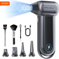 StarTech.com Elektrischer Druckluft-Staubbläser - MF100 Air Duster - 150000 U/min - Wiederaufladbar - Lange Akkulaufzeit - Gold