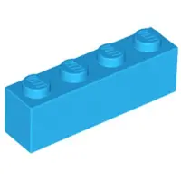LEGO 25 Stück , Teil Nr. 3010 in Dunkles Azurblau